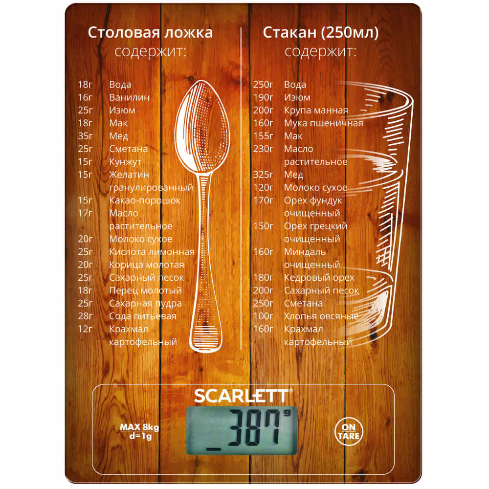 

Весы кухонные SCARLETT SC-KS57P19, SC - KS57P19