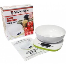 Весы кухонные GRUNHELM KES-1PP