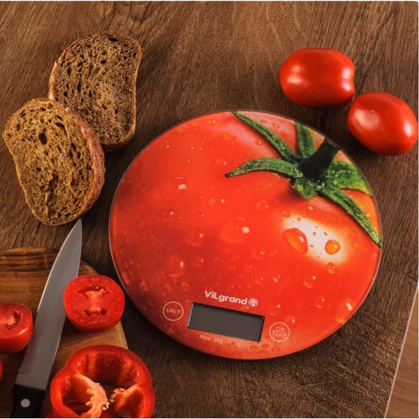 Весы кухонные VILGRAND VKS-519 Tomato Тип электронные