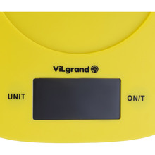 Весы кухонные VILGRAND VKS-517 Yellow