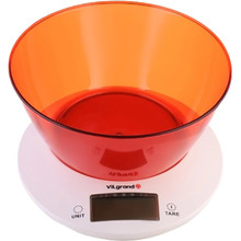 Весы кухонные VILGRAND VKS-533C Orange (РН017242)