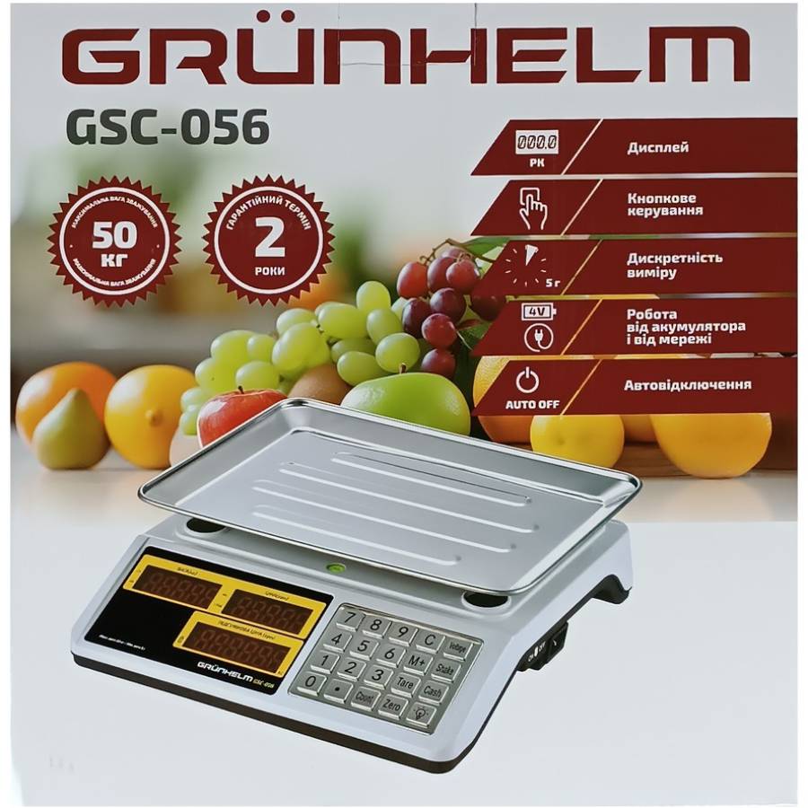 Фото Ваги GRUNHELM GSC-056