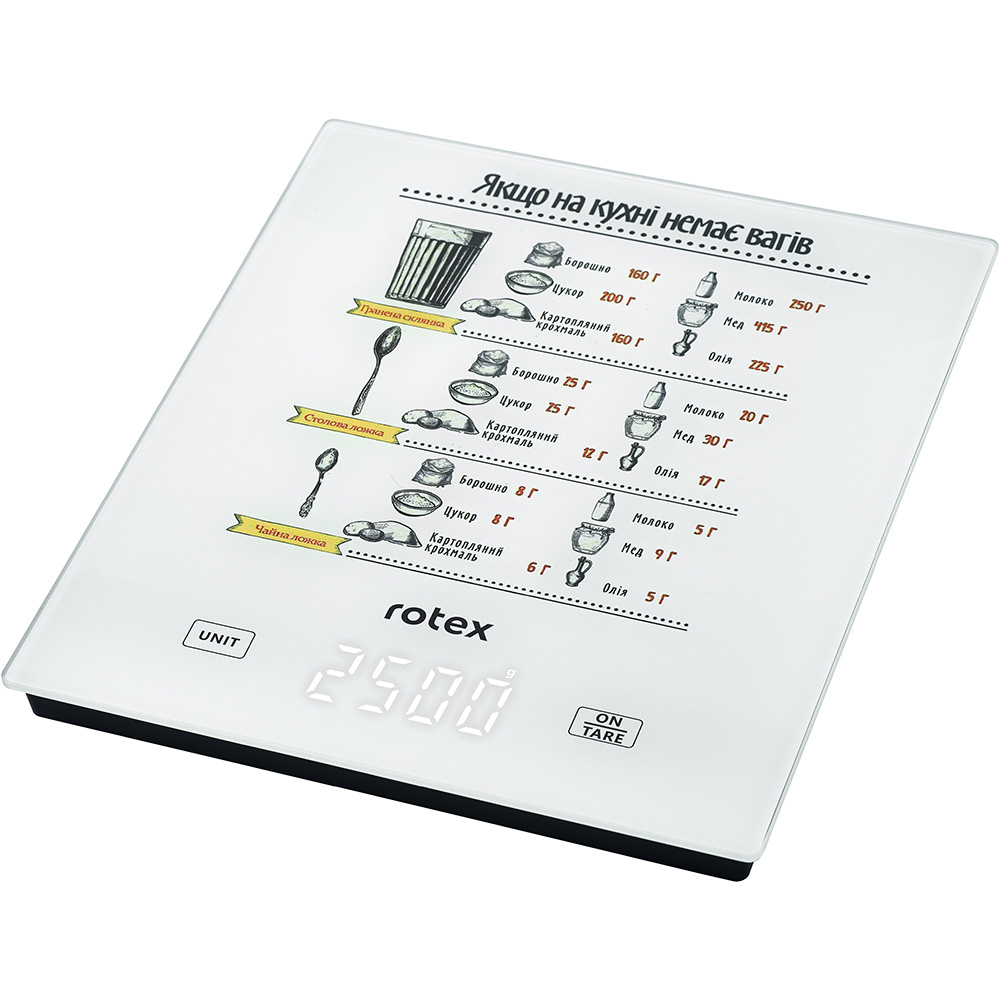 Весы кухонные ROTEX RSK15-W Тип электронные