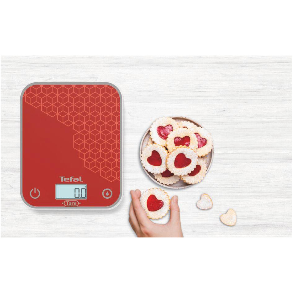 Весы кухонные TEFAL Optiss BC50D7V0 Материал платформы стекло