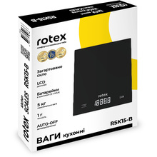 Весы кухонные ROTEX RSK15-B