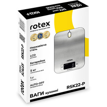 Весы кухонные ROTEX RSK22-P
