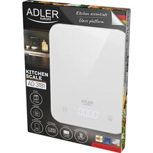 Весы кухонные ADLER AD 3181 white