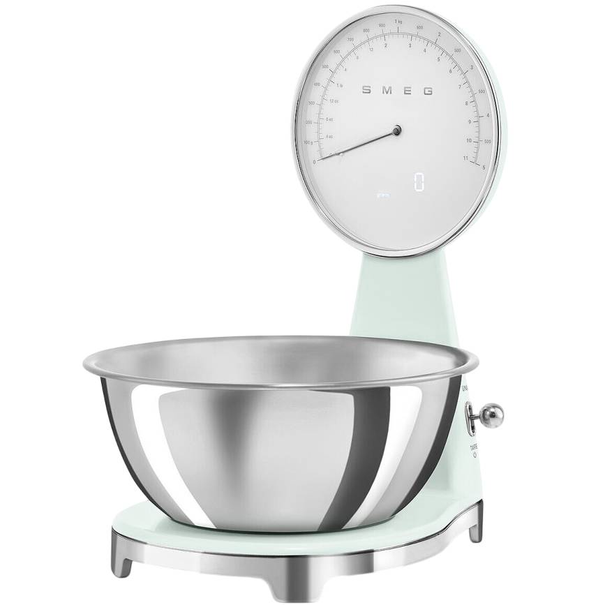 Весы кухонные SMEG KSF01PGWW Pastel Green Максимально допустимый вес  5