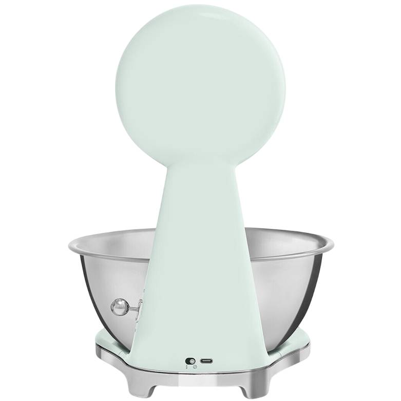 Весы кухонные SMEG KSF01PGWW Pastel Green Материал чаши нержавеющая сталь