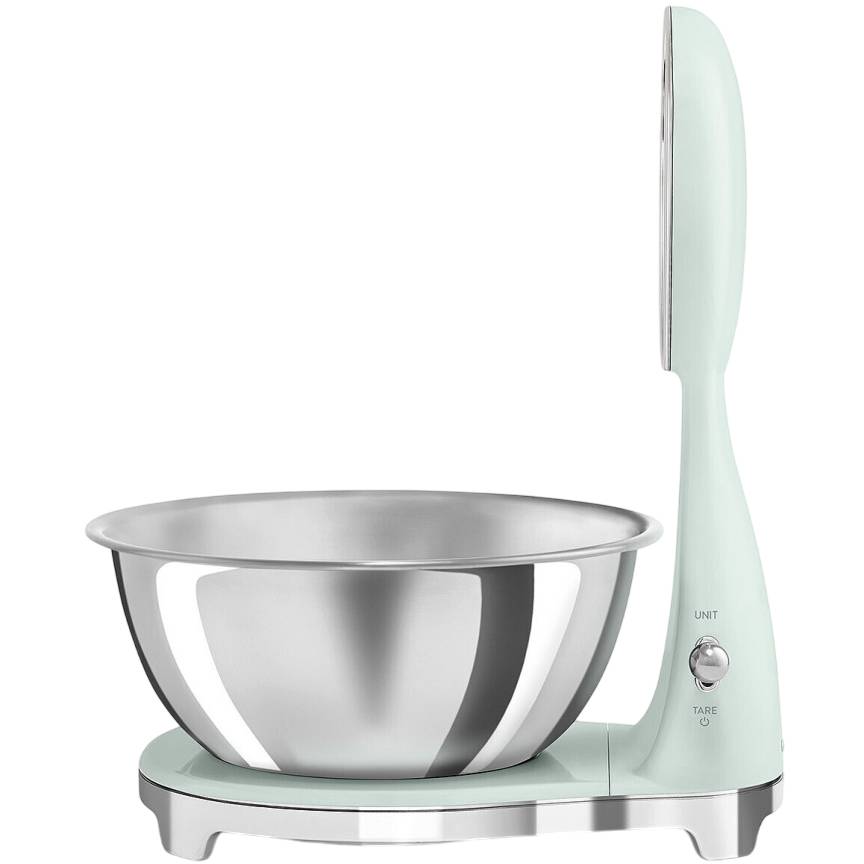 Весы кухонные SMEG KSF01PGWW Pastel Green Материал платформы пластик