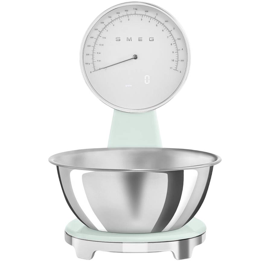 Весы кухонные SMEG KSF01PGWW Pastel Green