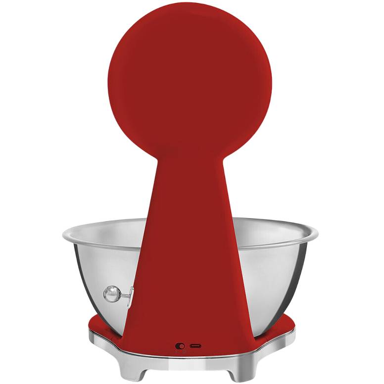 Весы кухонные SMEG KSF01RDWW Red Материал чаши нержавеющая сталь