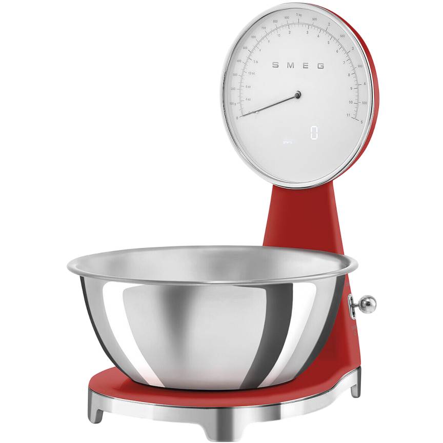 Весы кухонные SMEG KSF01RDWW Red Максимально допустимый вес  5