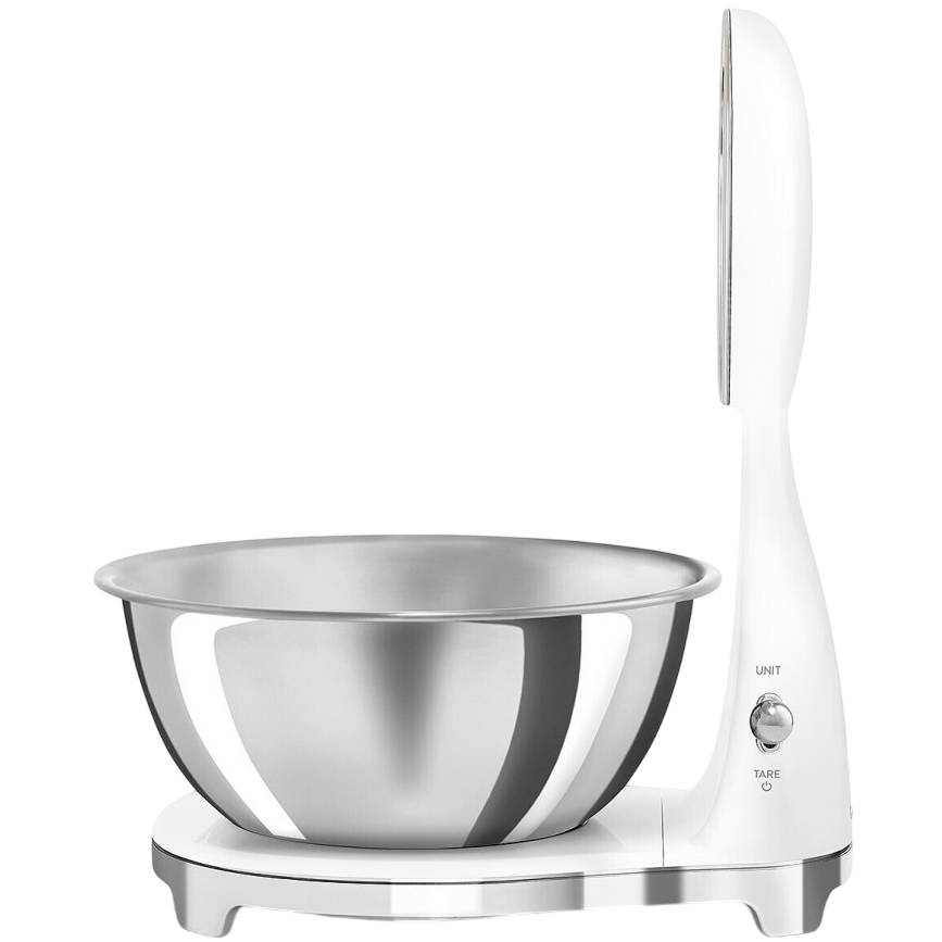 Весы кухонные SMEG KSF01WHWW White Материал платформы пластик