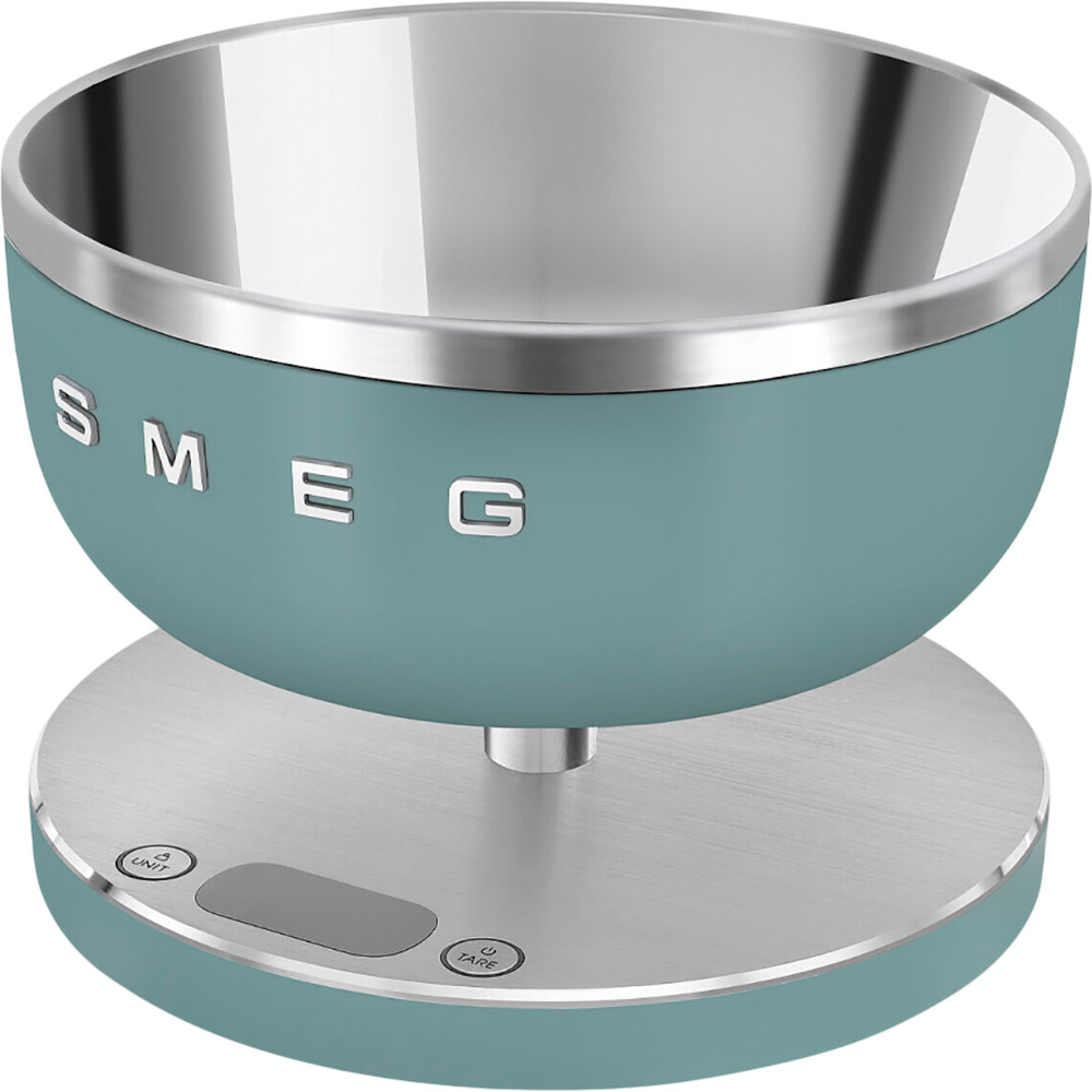 Весы кухонные SMEG KSC01EGMWW Материал чаши нержавеющая сталь