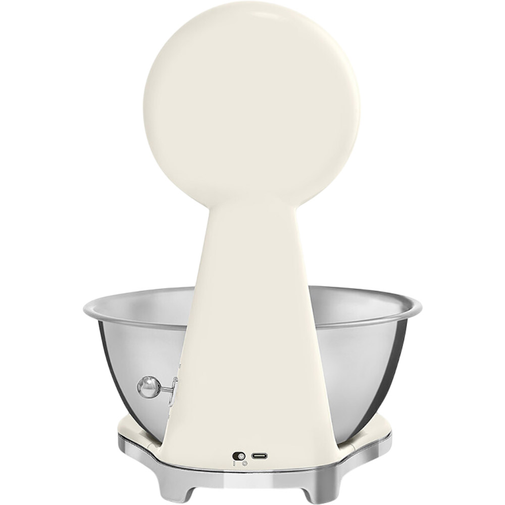 Весы кухонные SMEG KSF01CRWW Материал чаши нержавеющая сталь