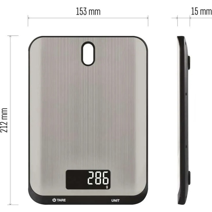 Весы кухонные EMOS EV026 Silver Цена деления 1