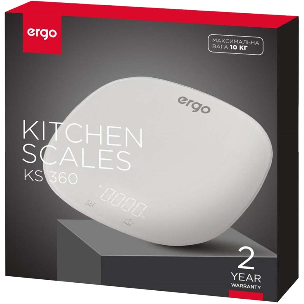 Внешний вид Весы кухонные ERGO КS 360