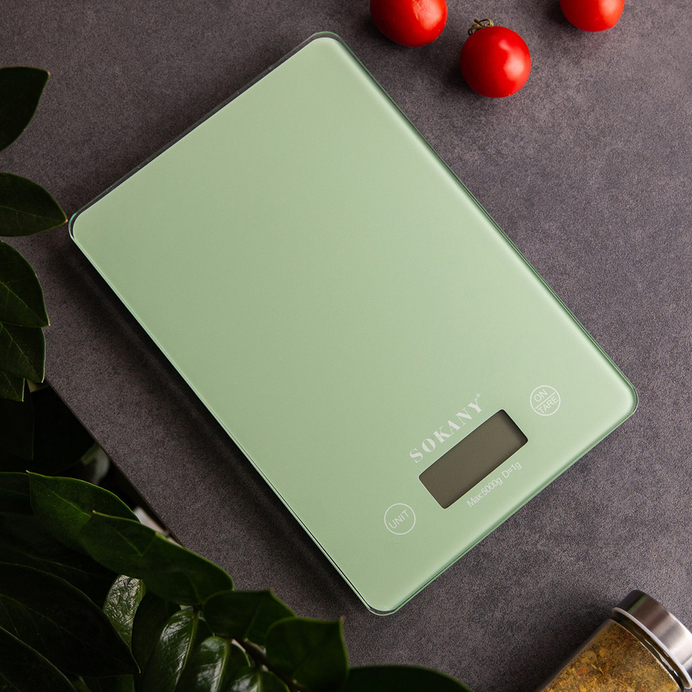 Весы кухонные SOKANY SK-19027GR Максимально допустимый вес  5