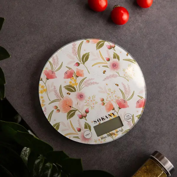 Весы кухонные SOKANY SK-19023ML Материал платформы стекло