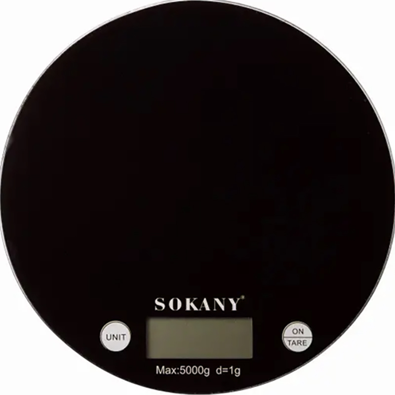 Весы кухонные SOKANY Black SK-19023B