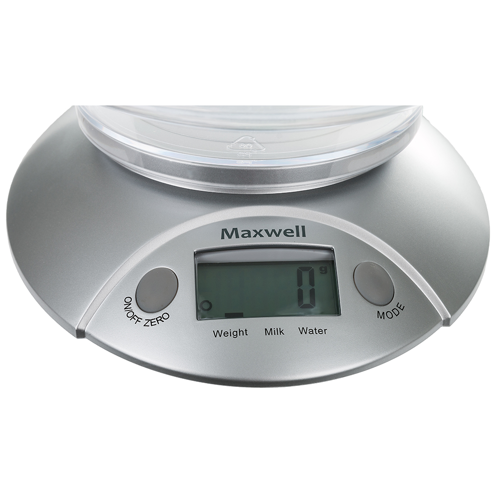 Весы кухонные MAXWELL MW-1451 Материал чаши пластик
