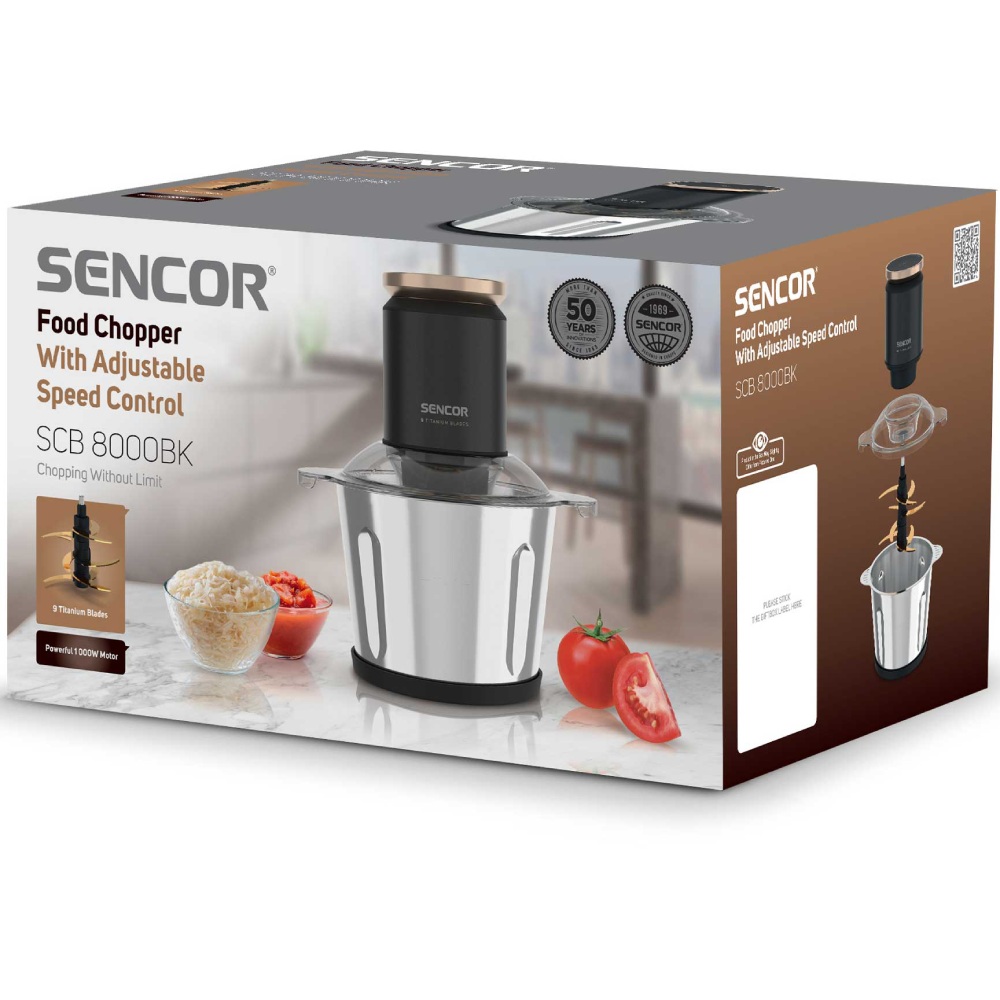 В інтернет магазині Подрібнювач SENCOR SCB8000BK