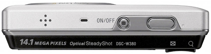 Цифровой фотоаппарат SONY Cybershot DSC-W380 Silver Сенсорный ЖК-экран False