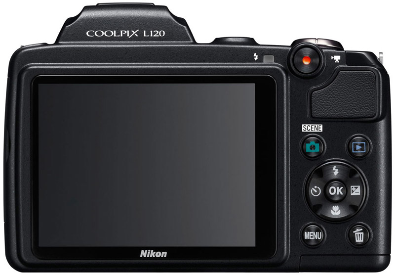 Цифровая камера NIKON Coolpix L120 Black Кол-во эффективных мегапикселей 14.1