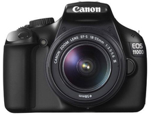 Фотоапарат CANON EOS 1100D 18-55 DC III KIT Black (5161B036AA)