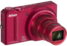 Цифровий фотоапарат NIKON Coolpix S9100 Red