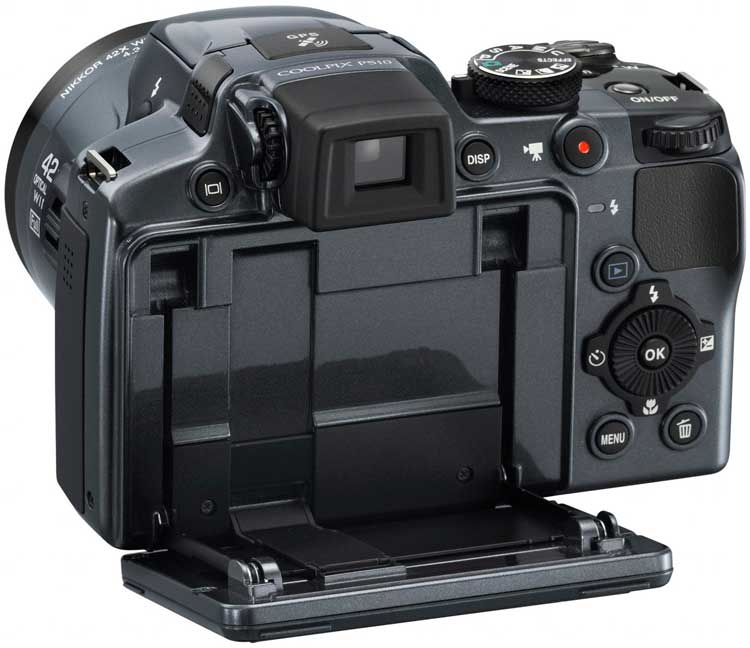 Цифровая камера NIKON Coolpix P510 Black Кол-во эффективных мегапикселей 16.1