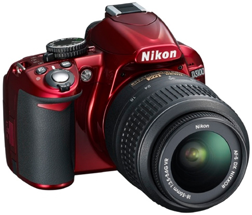 Фотоапарат NIKON D3100 Kit 18-55 VR Red (VBA281K001) Тип дзеркальний