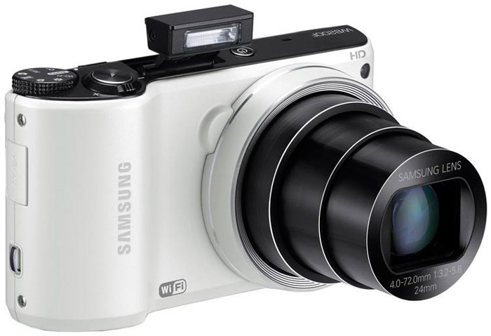 Цифровий фотоапарат SAMSUNG WB200F White Тип компактний