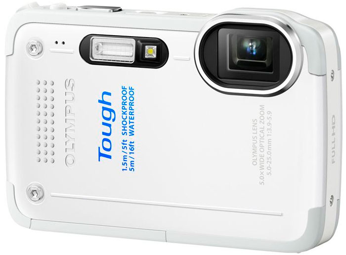 Цифровой фотоаппарат OLYMPUS TG-630 White (Waterproof - 5m) Тип компактный