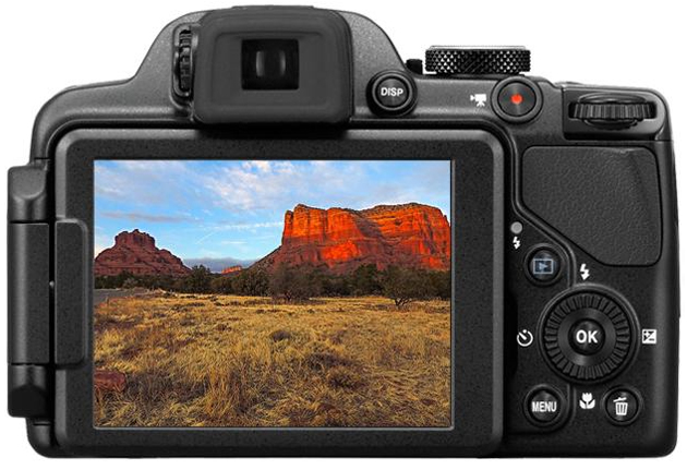 Цифровий фотоапарат NIKON CoolPix P520 Black Тип матриці CMOS (КМОП)