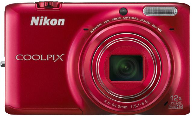 Цифровий фотоапарат NIKON Coolpix S6500 Red