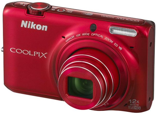 Цифровий фотоапарат NIKON Coolpix S6500 Red Тип компактний