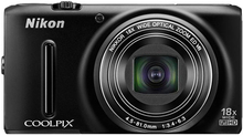 Фотоапарат NIKON Coolpix S9400 Black (VNA371E1)