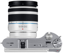 Системный фотоаппарат SAMSUNG NX-300 White KIT 18-55 III