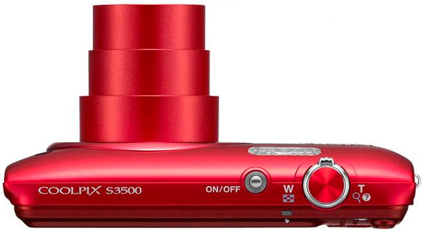 Цифровий фотоапарат NIKON Coolpix S3500 Red + чохол Тип матриці CCD (ПЗС)