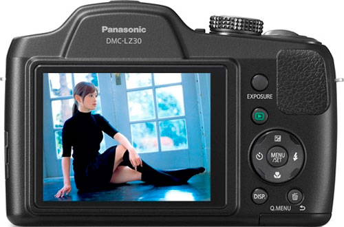 Цифровий фотоапарат PANASONIC DMC-LZ30EE-K Black Кіл-ть ефективних мегапікслів 16.1