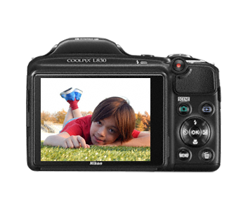 Цифровой фотоаппарат NIKON Coolpix L830 Black Размер матрицы 1/2.3" (6.2 х 4.6 мм)