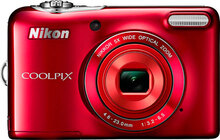 Фотоапарат NIKON Coolpix L30 Red (VNA632E1)