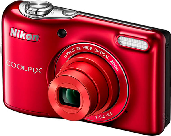 Фотоапарат NIKON Coolpix L30 Red (VNA632E1) Тип компактний