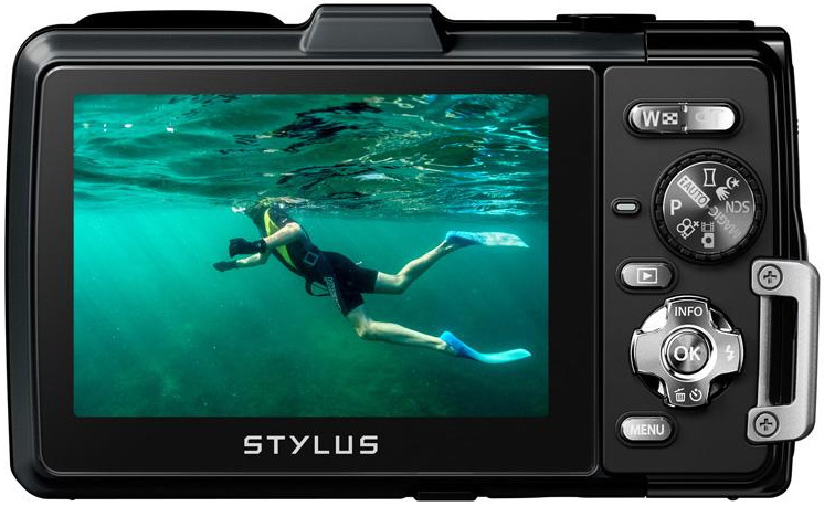 Olympus TG-835 Black (Waterproof - 10m; GPS) Кол-во эффективных мегапикселей 16