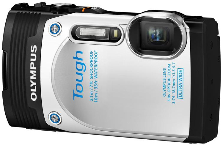 Цифровой фотоаппарат OLYMPUS TG-850 White (Waterproof - 10m; iHS) Тип водонепроницаемый