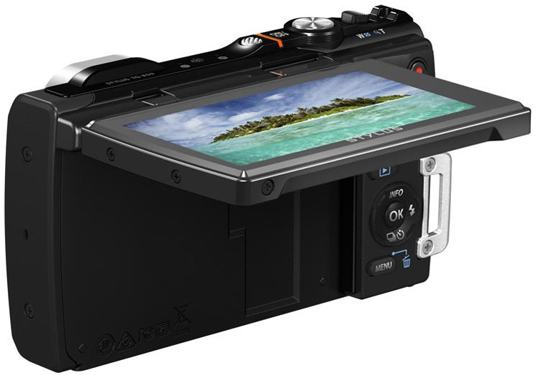 Цифровий фотоапарат OLYMPUS TG-850 Black (Waterproof - 10m; iHS) Розмір матриці 1/2.3" (6.2 х 4.6 мм)