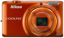 Цифровий фотоапарат NIKON Coolpix S6500 Orange