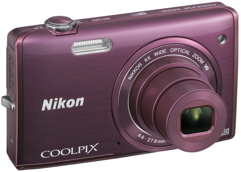 Цифровий фотоапарат NIKON Coolpix S5200 Plum Тип компактний